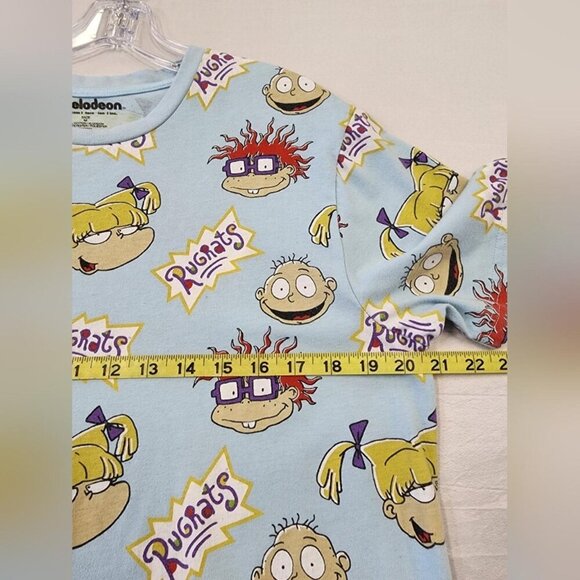 Nickelodeon Rugrats Unisex Blue Graphic  T-Shirt, Size Medium - Picture 4 of 8